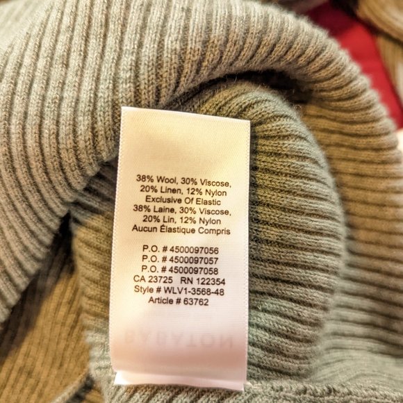 Aritzia Babaton Kitano Cross-Back Sweater in Light Sage Green size Small - Picture 7 of 10